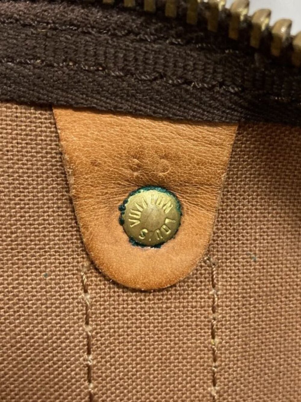 Louis Vuitton Keepall 55 Monogram Boston Bag Brown - Picture 9 of 16